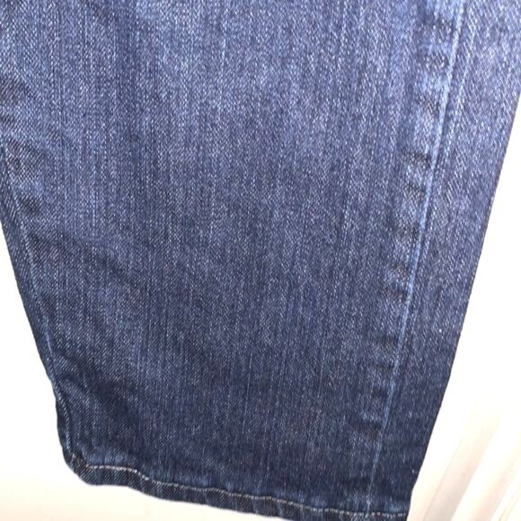Lee Womens Side Elastic Medium Blue Denim Jeans 4M Cotton/Spandex - Picture 5 of 11